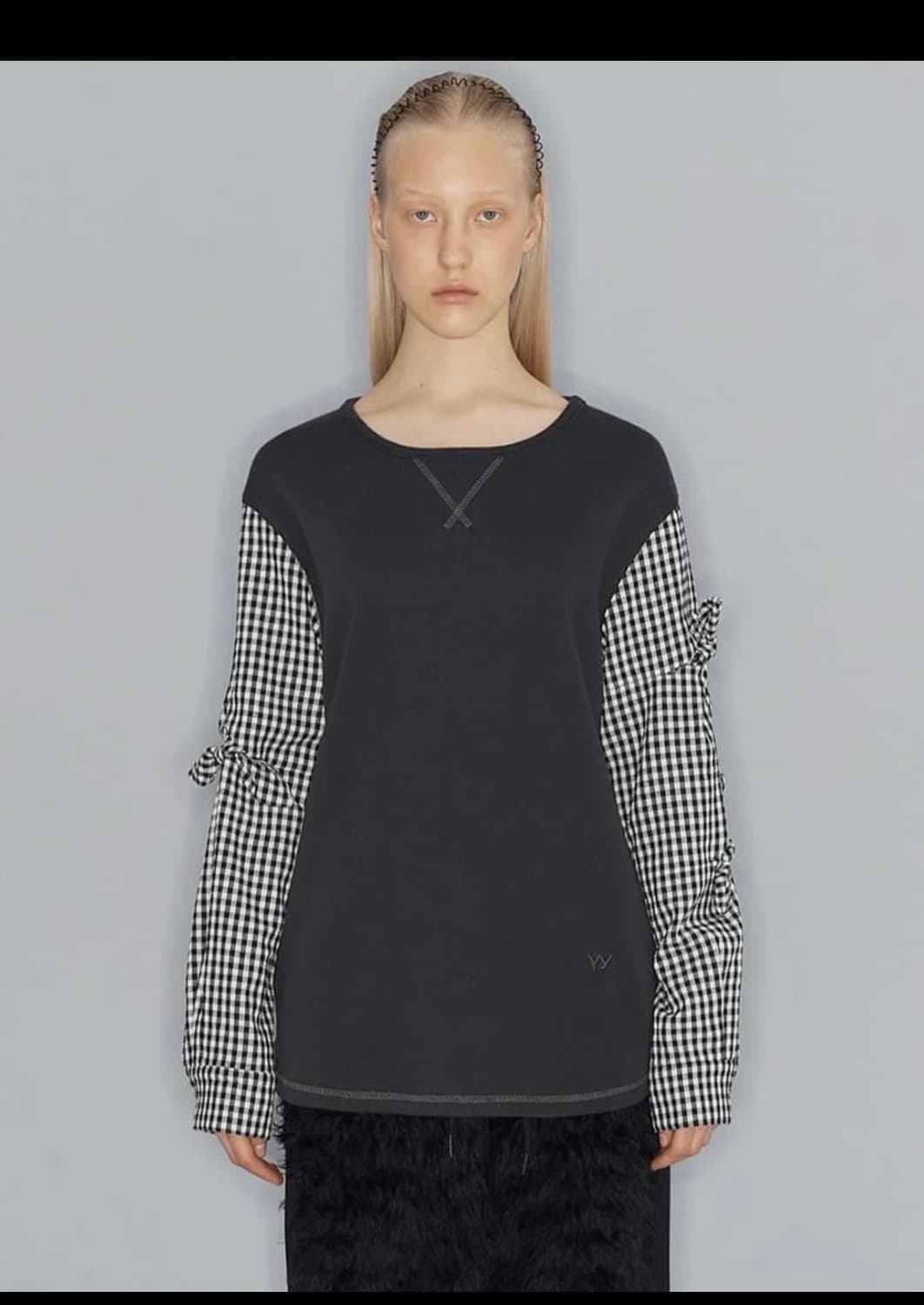 오픈와이와이 셔츠슬리브 노트탑 블랙 상품이미지1