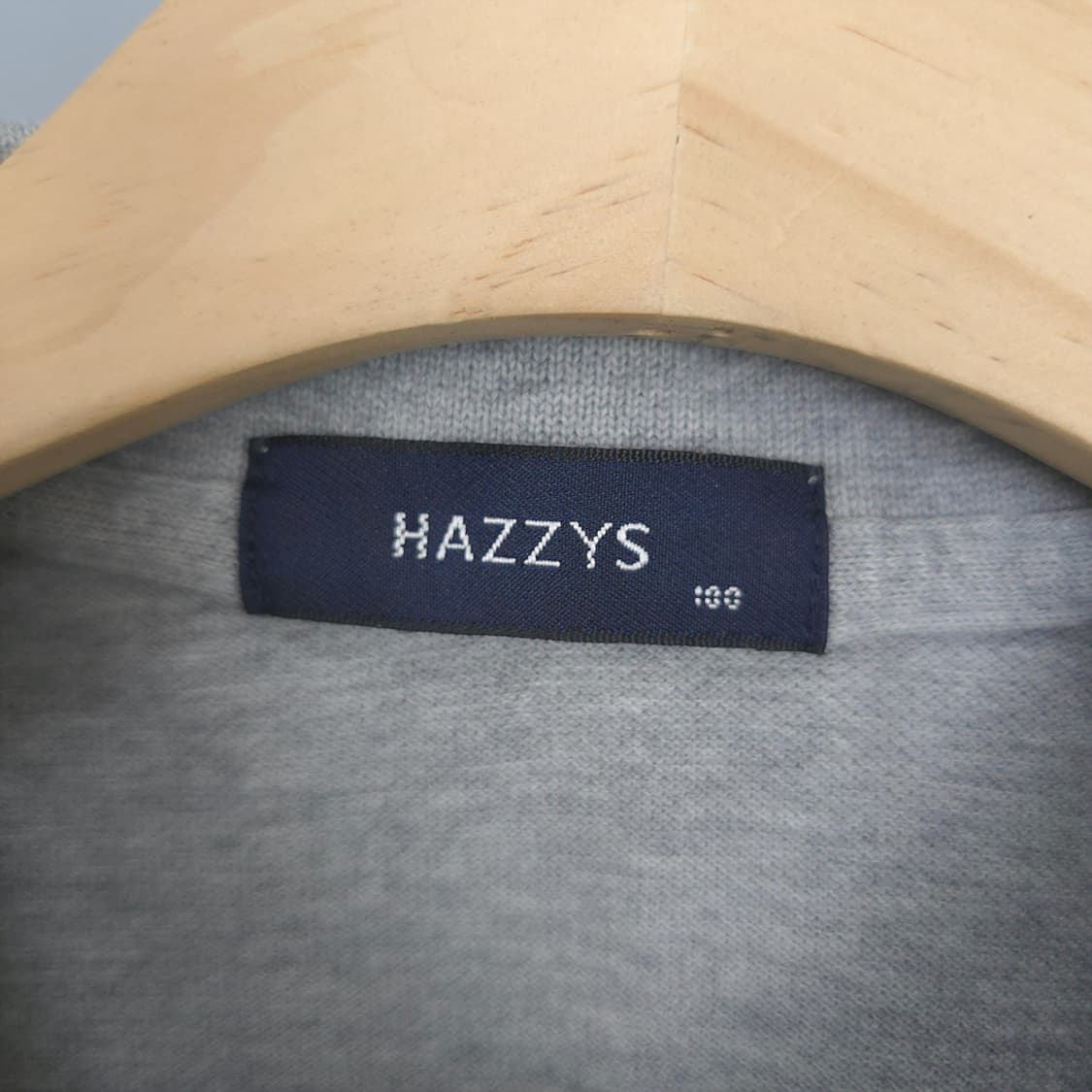 헤지스 HAZZYS 크라운 자수 긴팔 카라티 100 상품이미지5