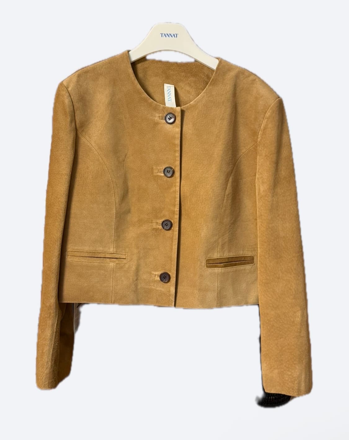 타낫 haag 크롭 스웨이드 자켓 상품이미지2