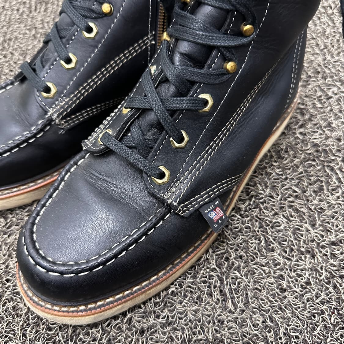 쏘로굿 목토 부츠 워커화 블랙 상품이미지4