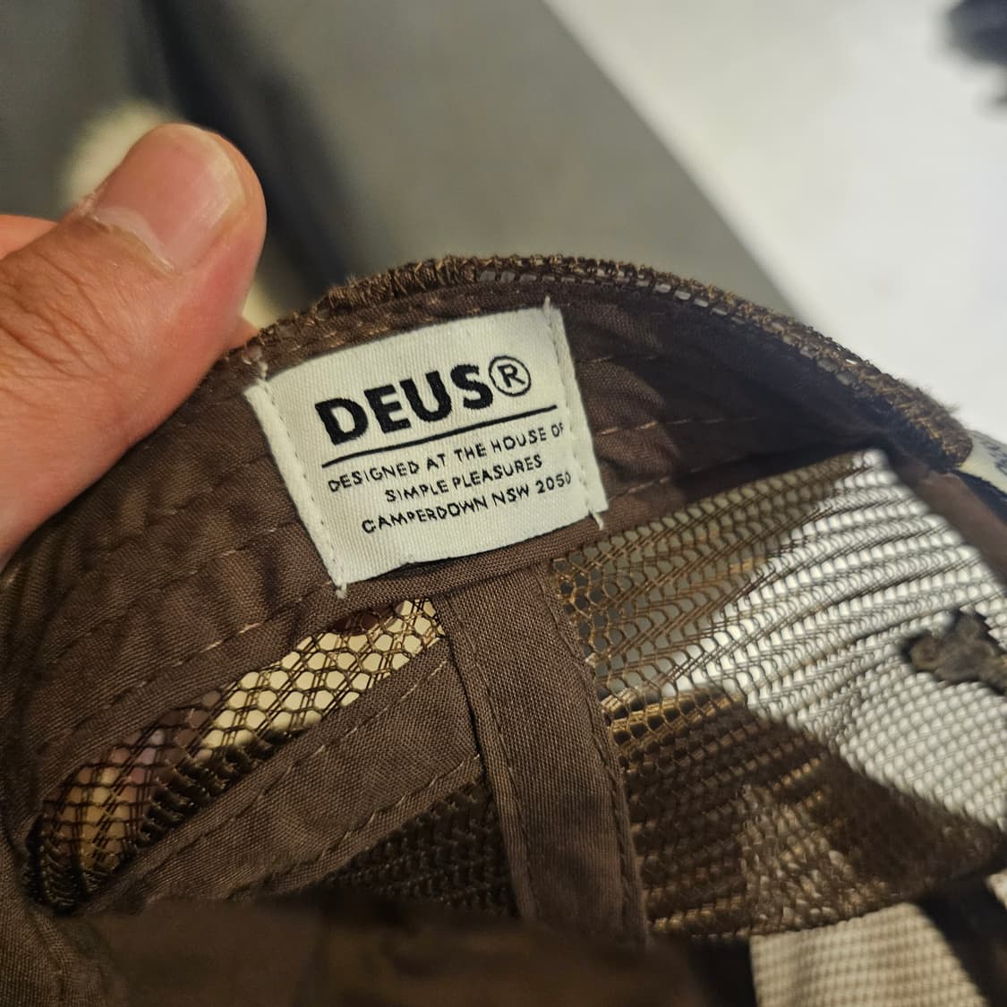 데우스 매쉬 트러커 캡 모자 상품이미지3