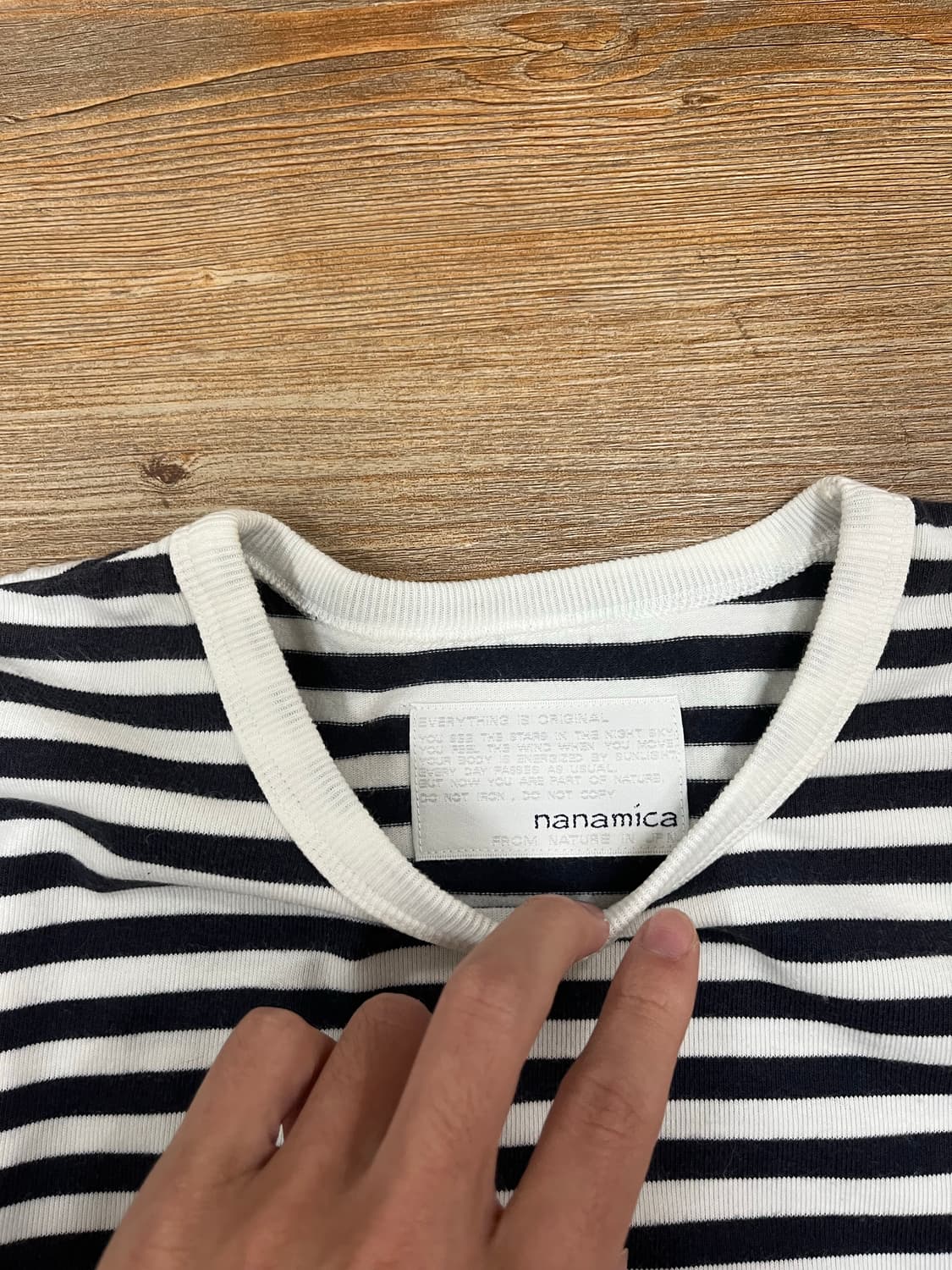나나미카 쿨맥스 스트라이프 티셔츠 상품이미지3