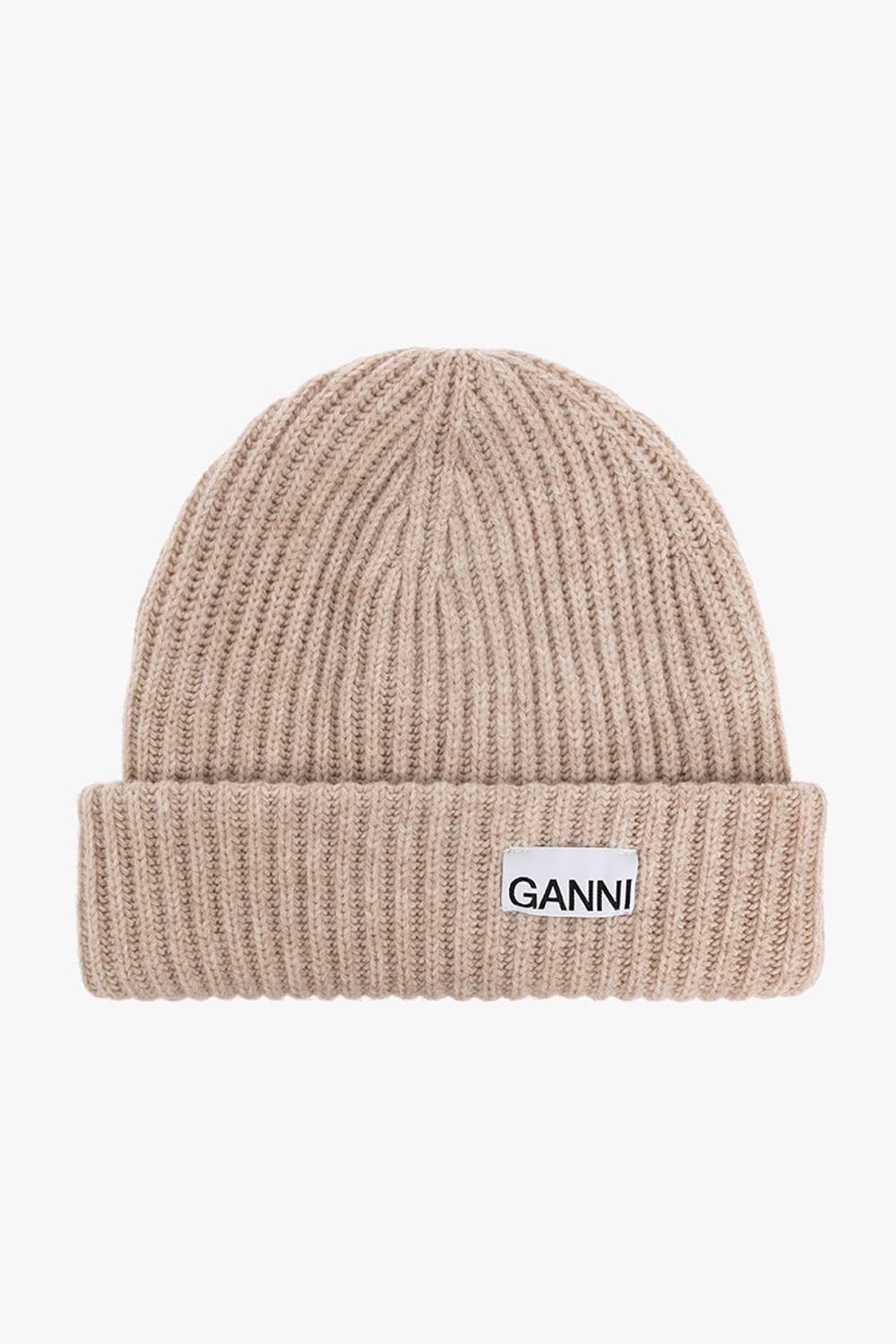 [가니 GANNI] 로고 울 비니 (샌드베이지 / 미착용 새상품) 상품이미지1