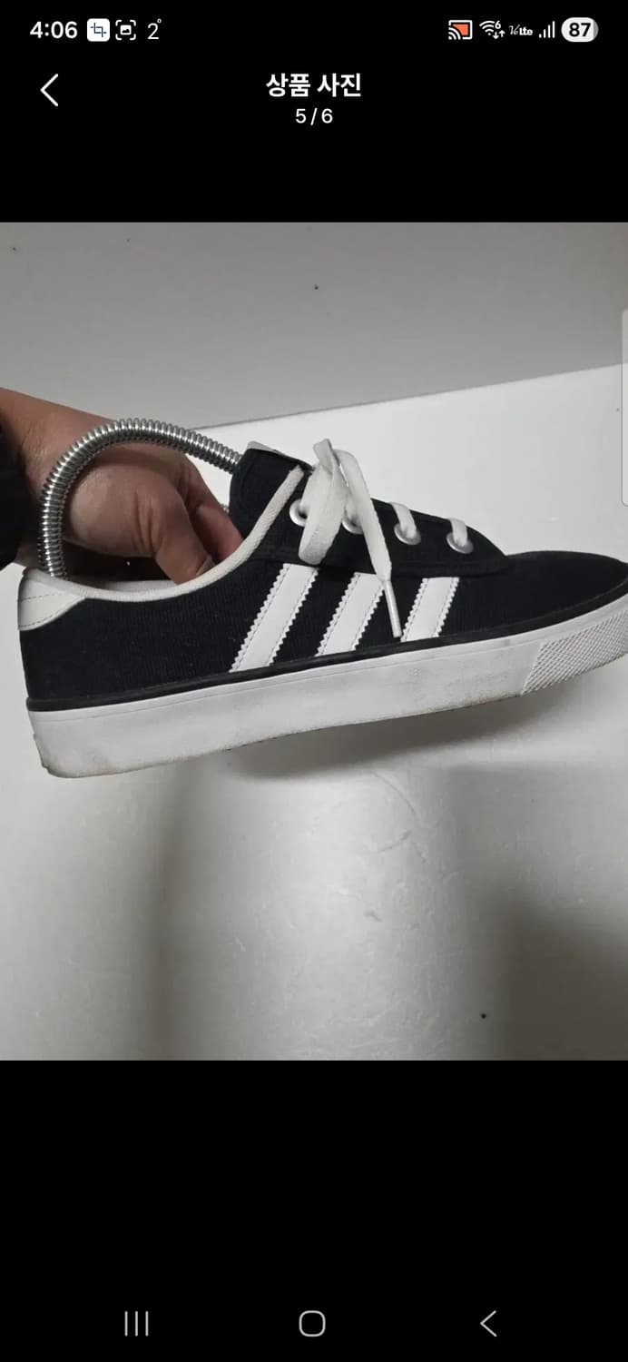 아디다스 블랙 스니커즈 운동화  사이즈 235 상품이미지5