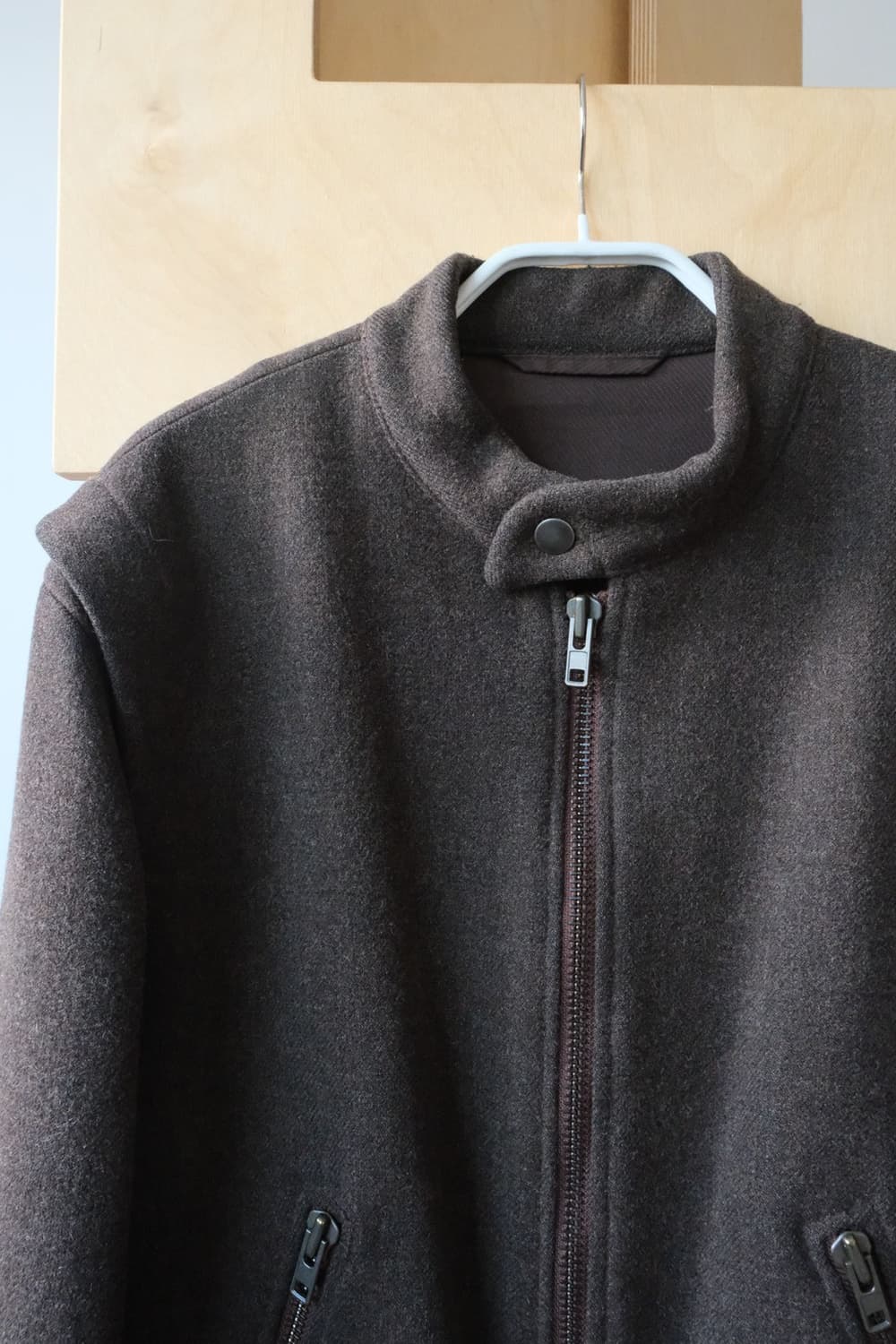 08aw Wool Blend Stand Zip Jacket 상품이미지4