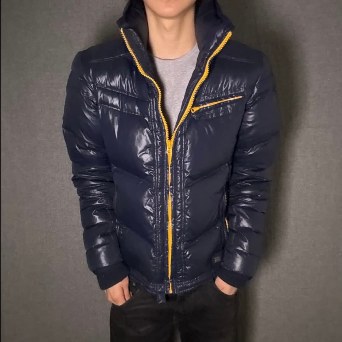 디젤 y2k 글로시 다운 푸퍼 패딩 상품이미지3