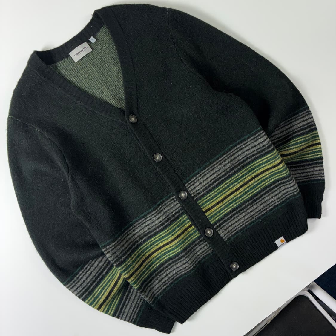 Carhartt 칼하트 딜런 모헤어 쉐기울 가디건 상품이미지2