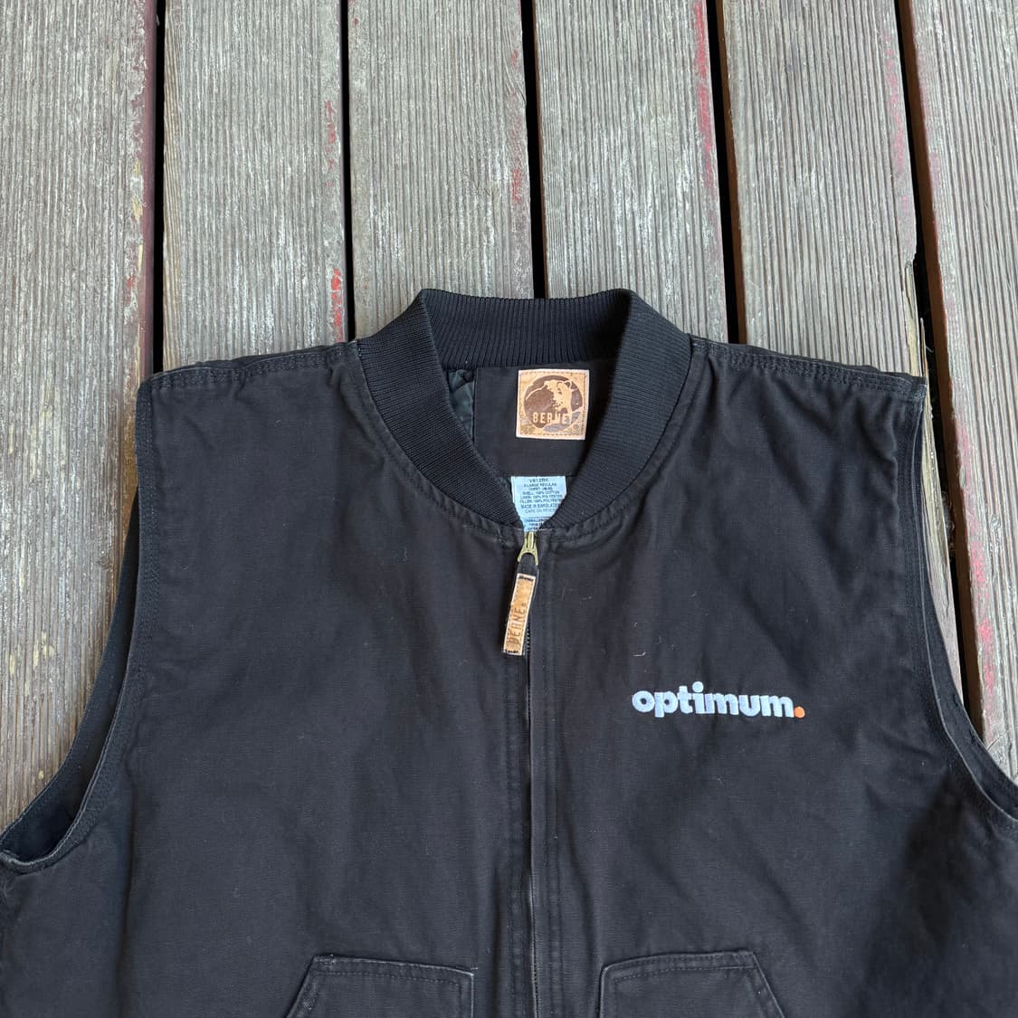 빈티지 워크 베스트 블랙 상품이미지2