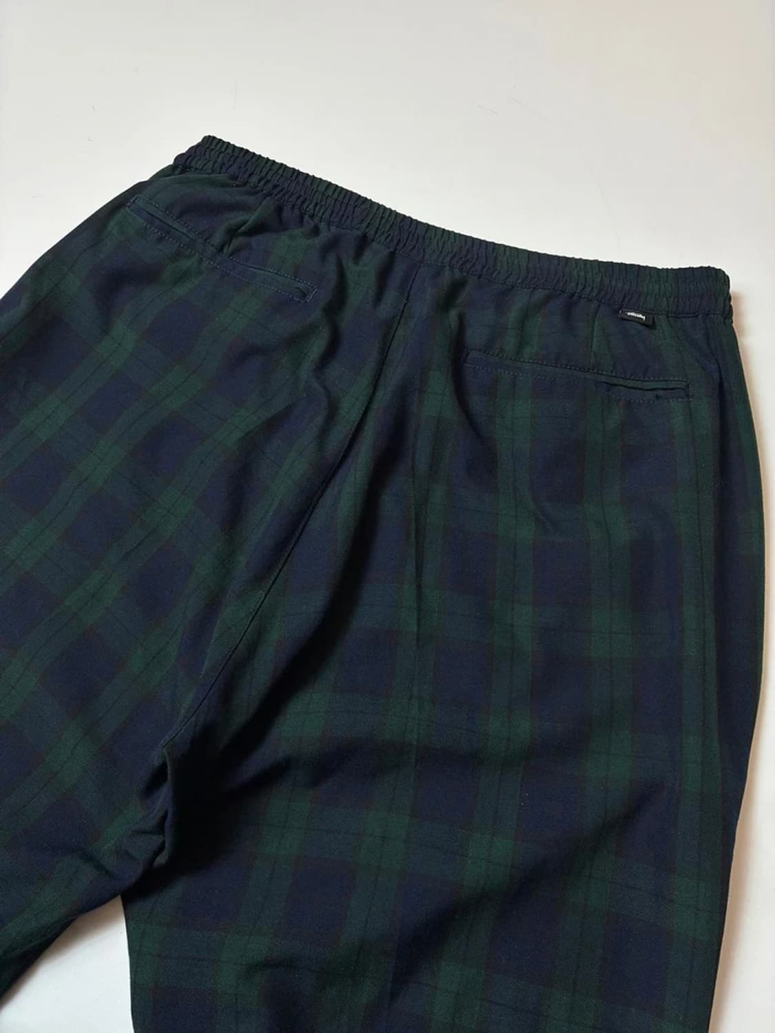 스투시 STUSSY 체크 레이온 와이드 팬츠 PN8873 상품이미지5