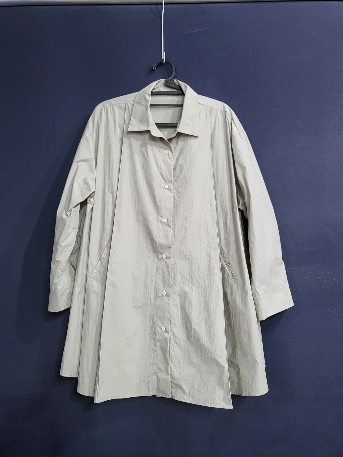 핀턱 셔츠식 프리 자켓(새상품) 상품이미지1