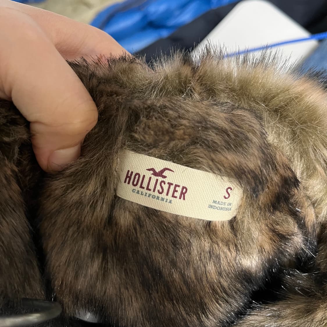 홀리스터 털 후드집업 s 상품이미지2