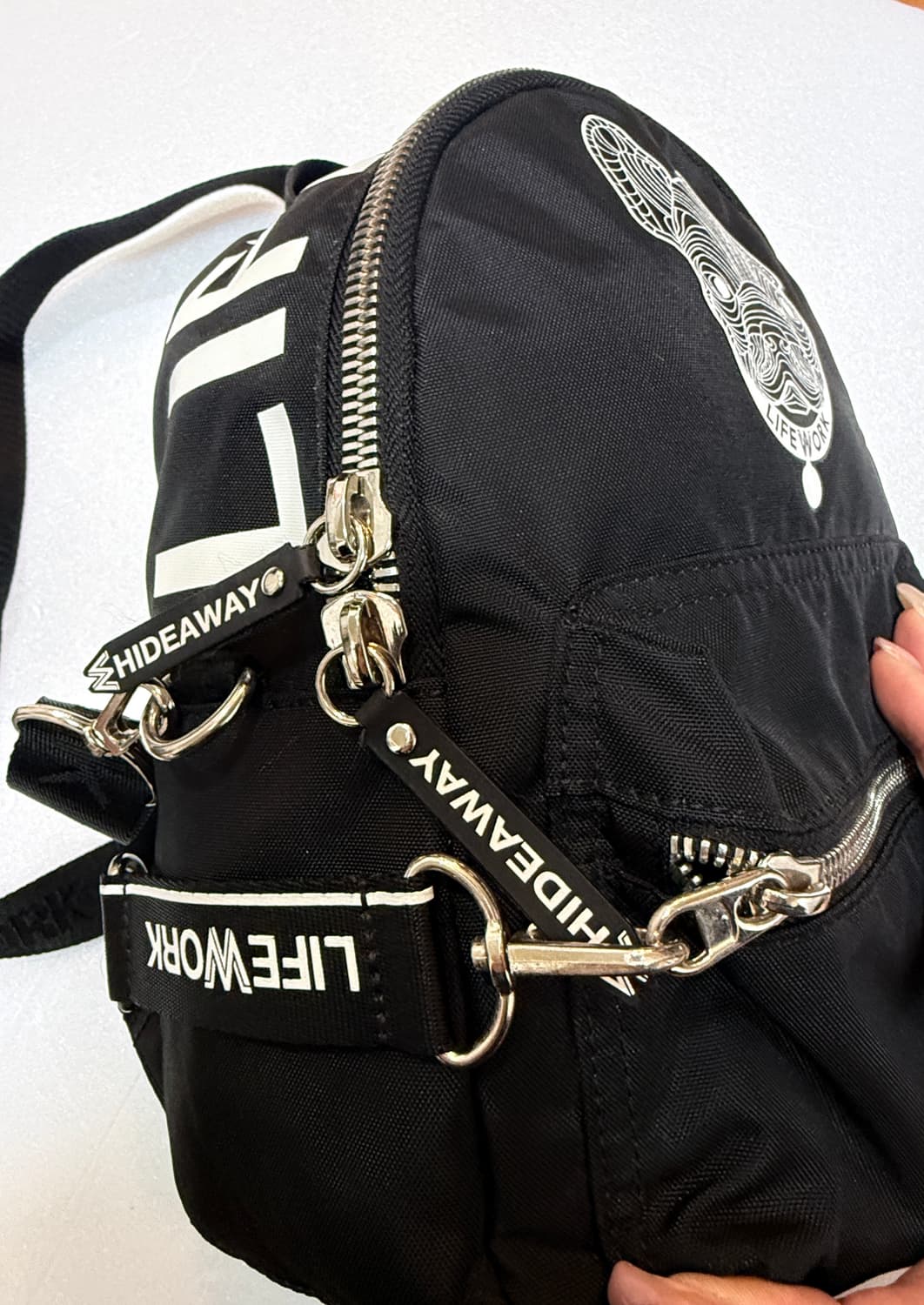 라이프워크 미니 백팩 블랙 상품이미지6