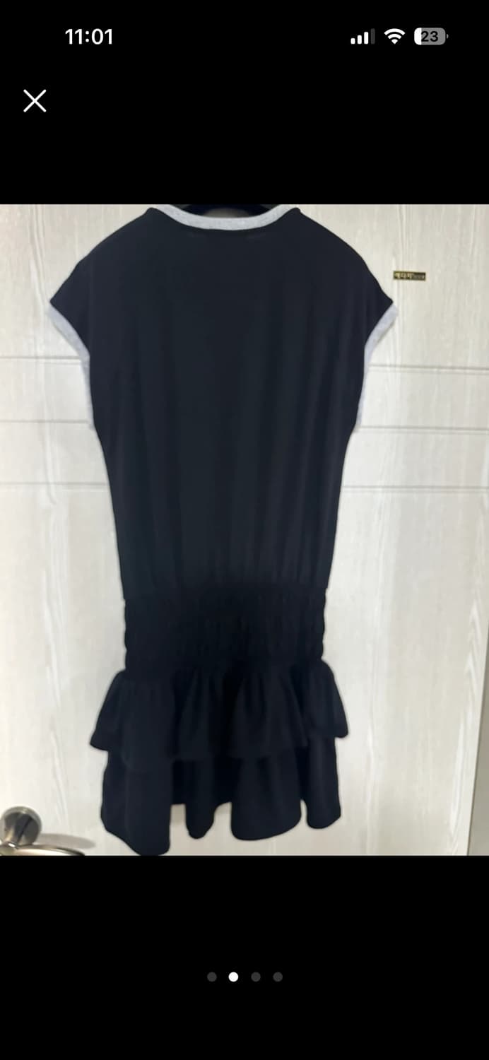 Juicy Couture 블랙 프릴 원피스 XS  상품이미지2