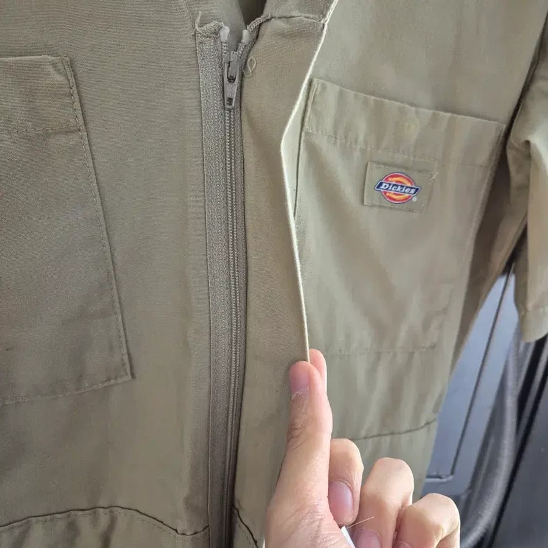 디키즈 33999 반팔 점프수트 커버올 베이지 95 상품이미지8