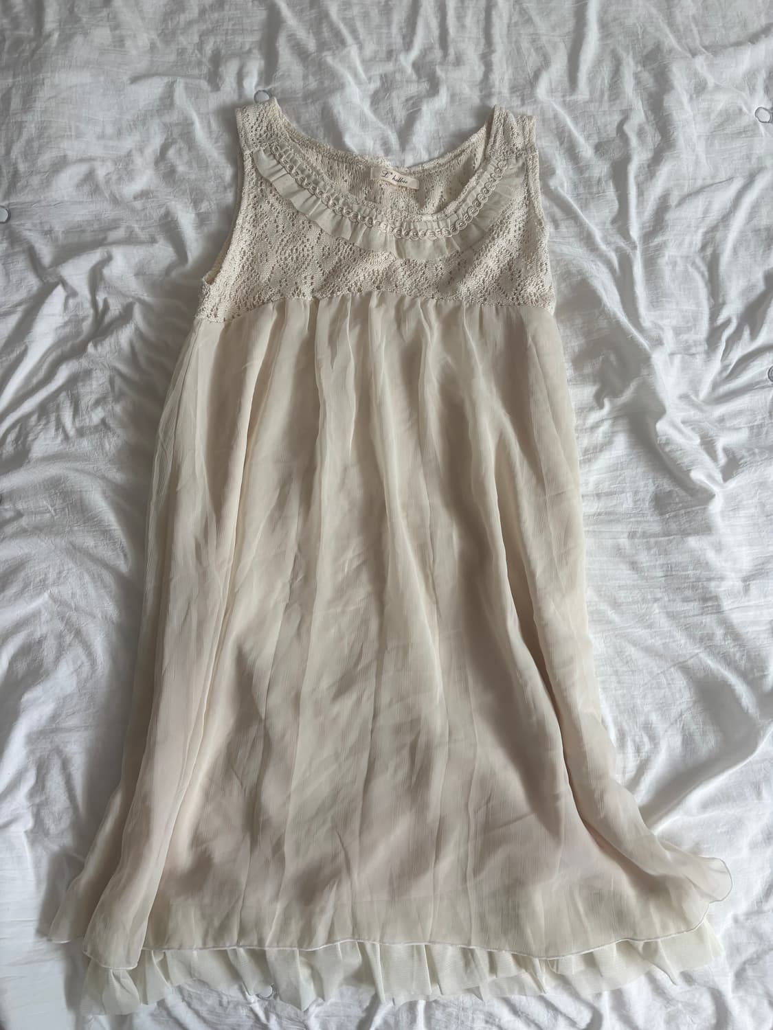 빈티지 크로쉐 쉬폰원피스 상품이미지1