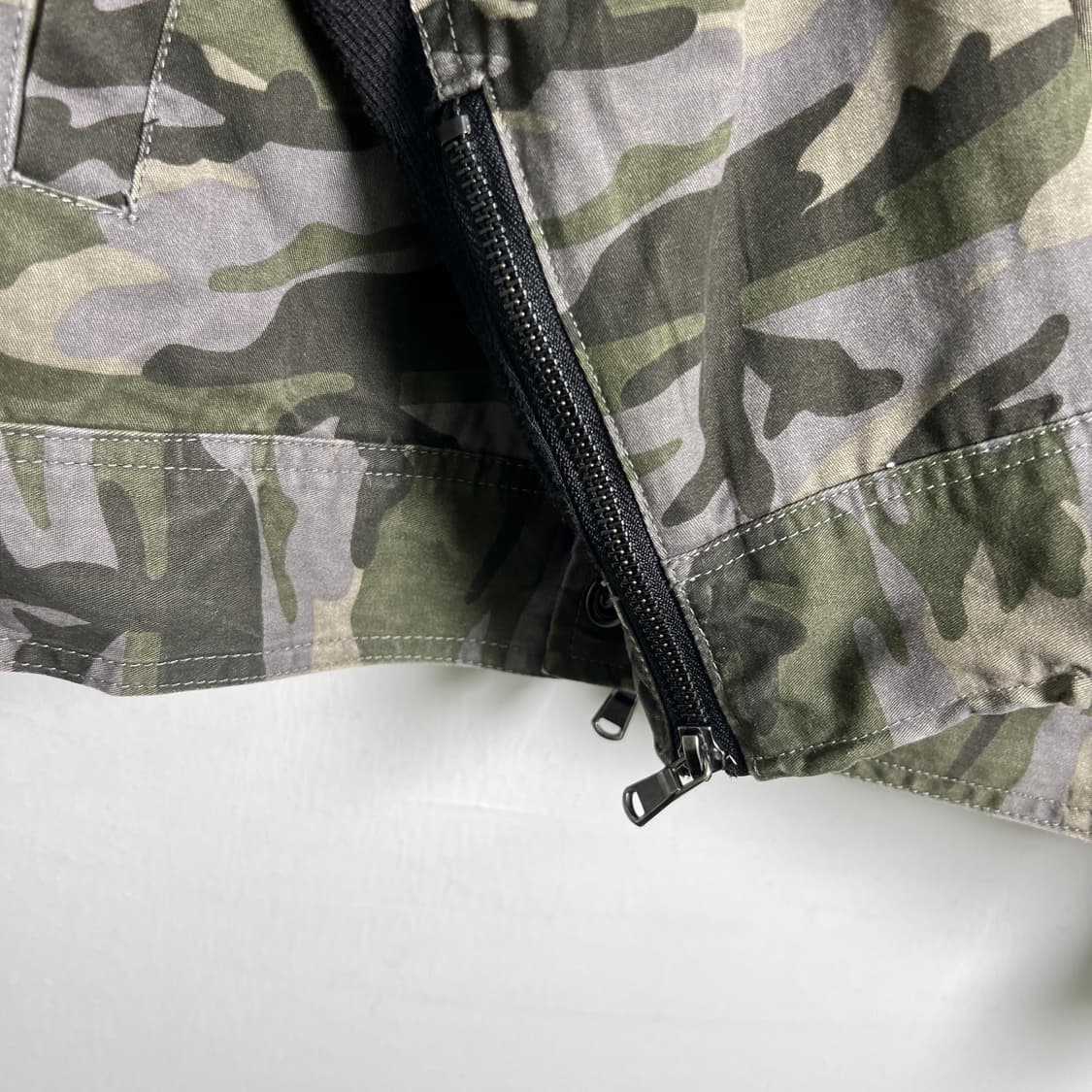 JPN VTG 빈티지 카모플라쥬 밀리터리 자켓 XL 상품이미지7