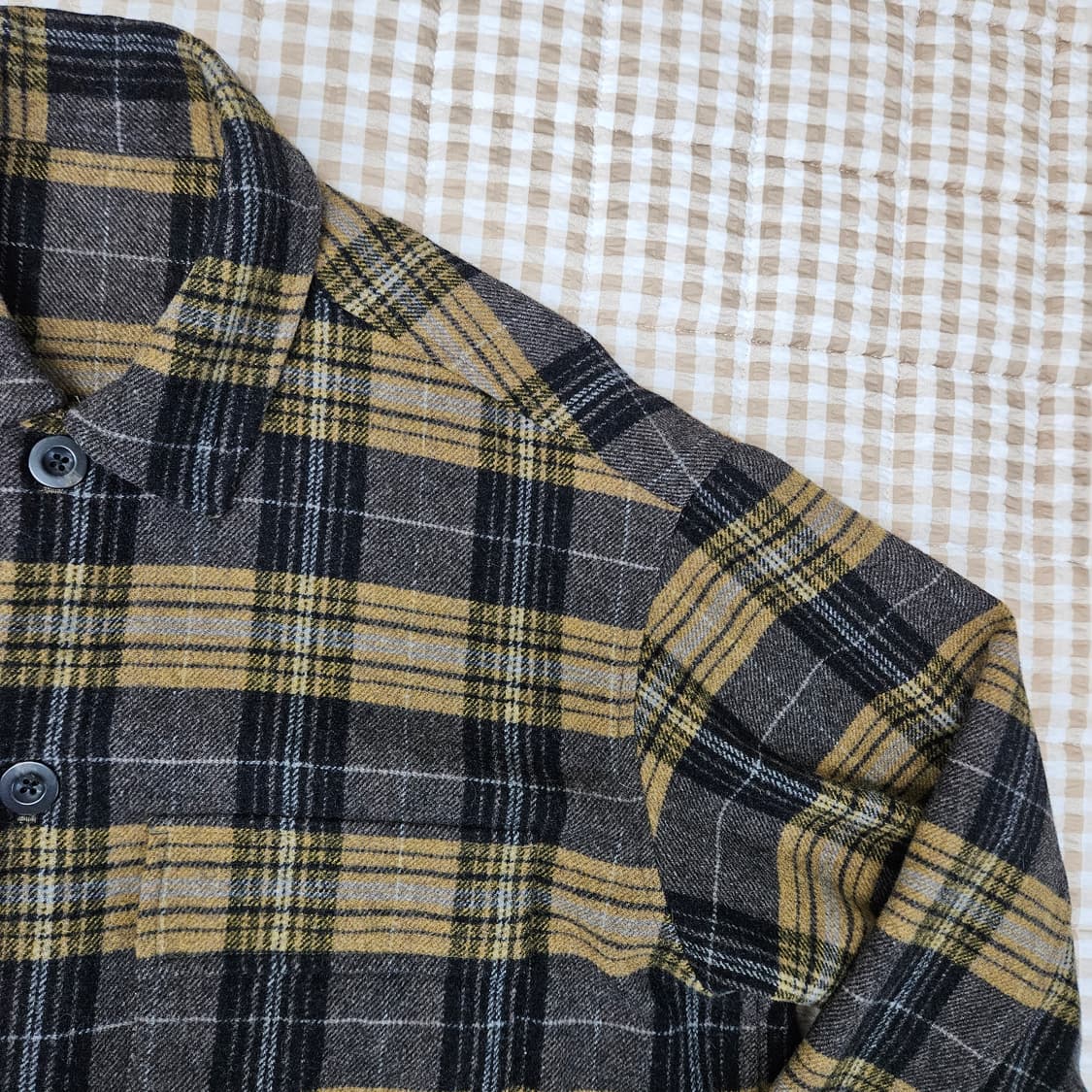 커버낫 울 남방 남자100~105 상품이미지4