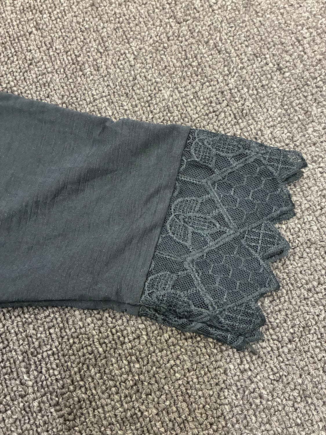 M-L)Japanese vintage 여성 레이스 디테일 가디건 상품이미지4