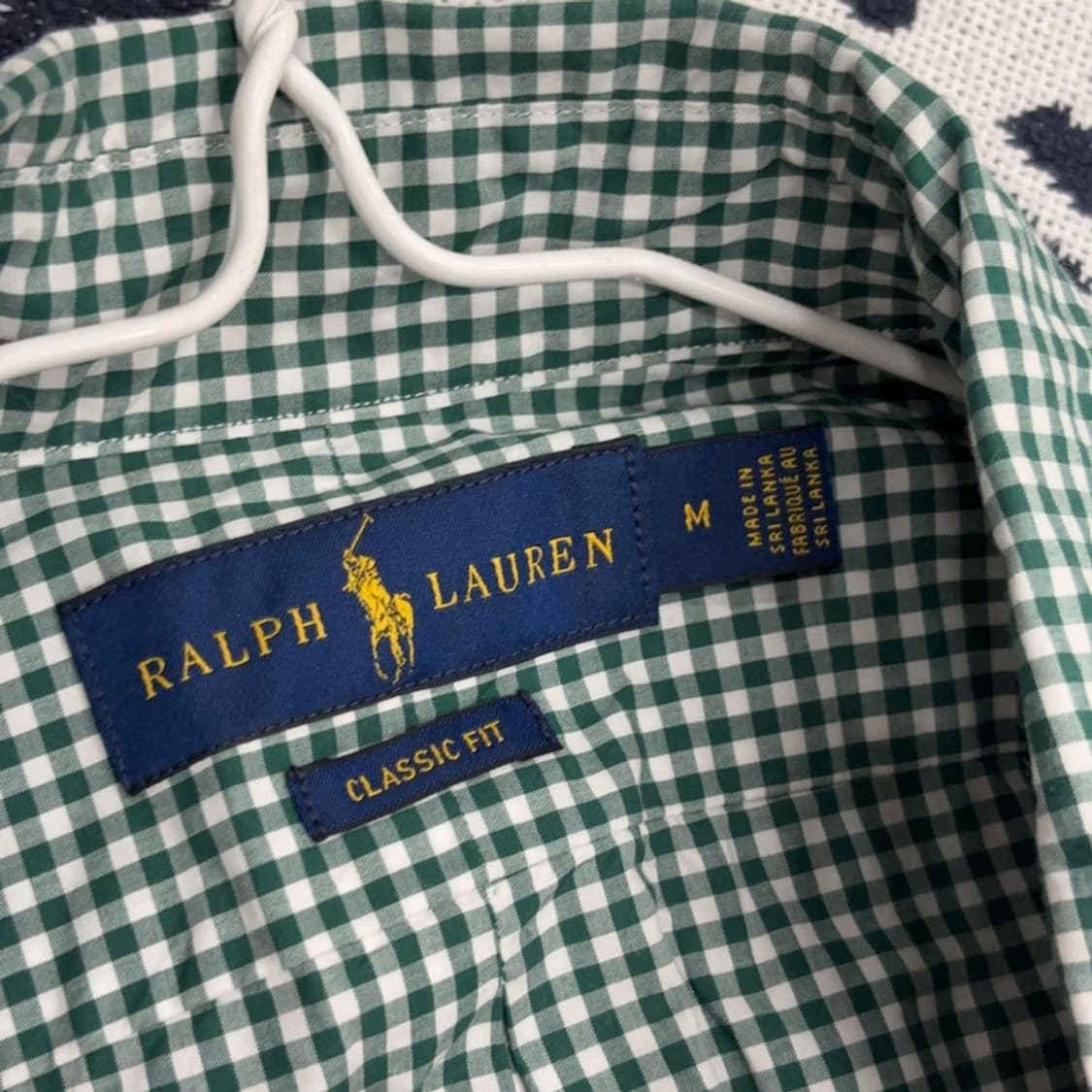 폴로 랄프로렌 클래식핏 체크 셔츠 M P00095 상품이미지3