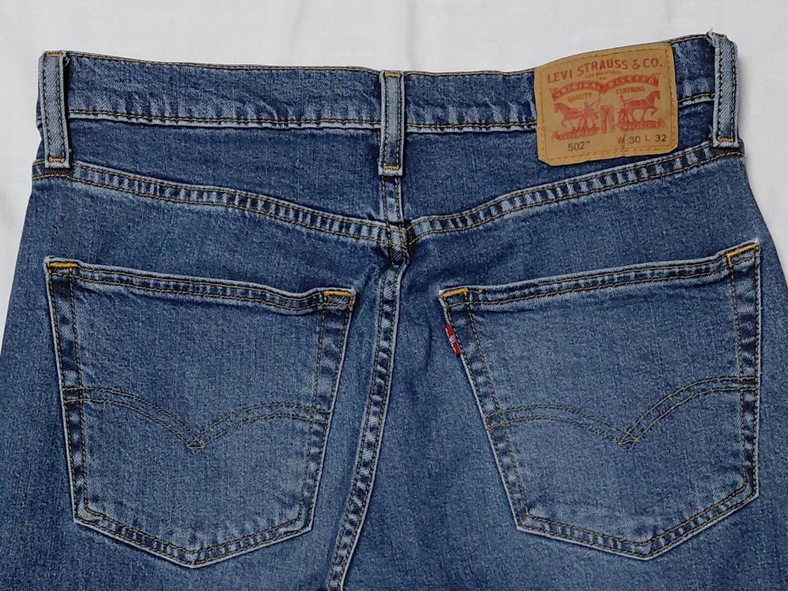 리바이스 502 테이퍼드핏 중청 데님 (30x32) 상품이미지7