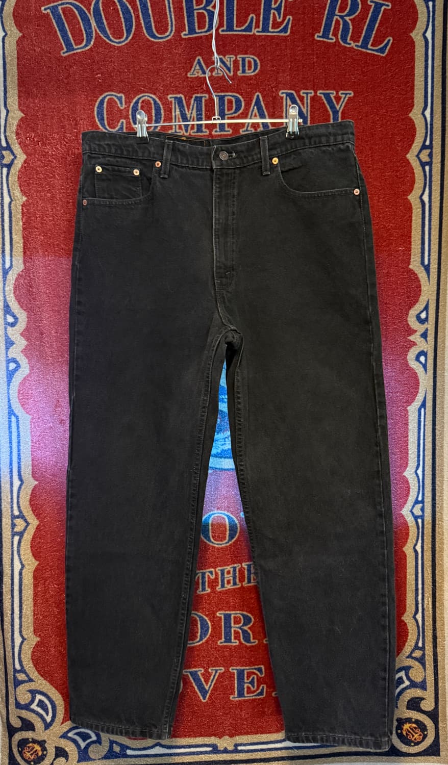 리바이스 90s 미제 550 흑청 40/32 지퍼플라이 상품이미지2