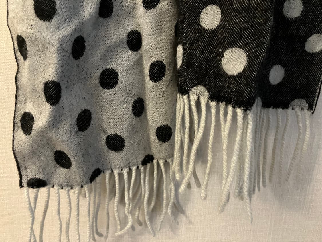 빈티지 땡땡이 목도리 상품이미지2