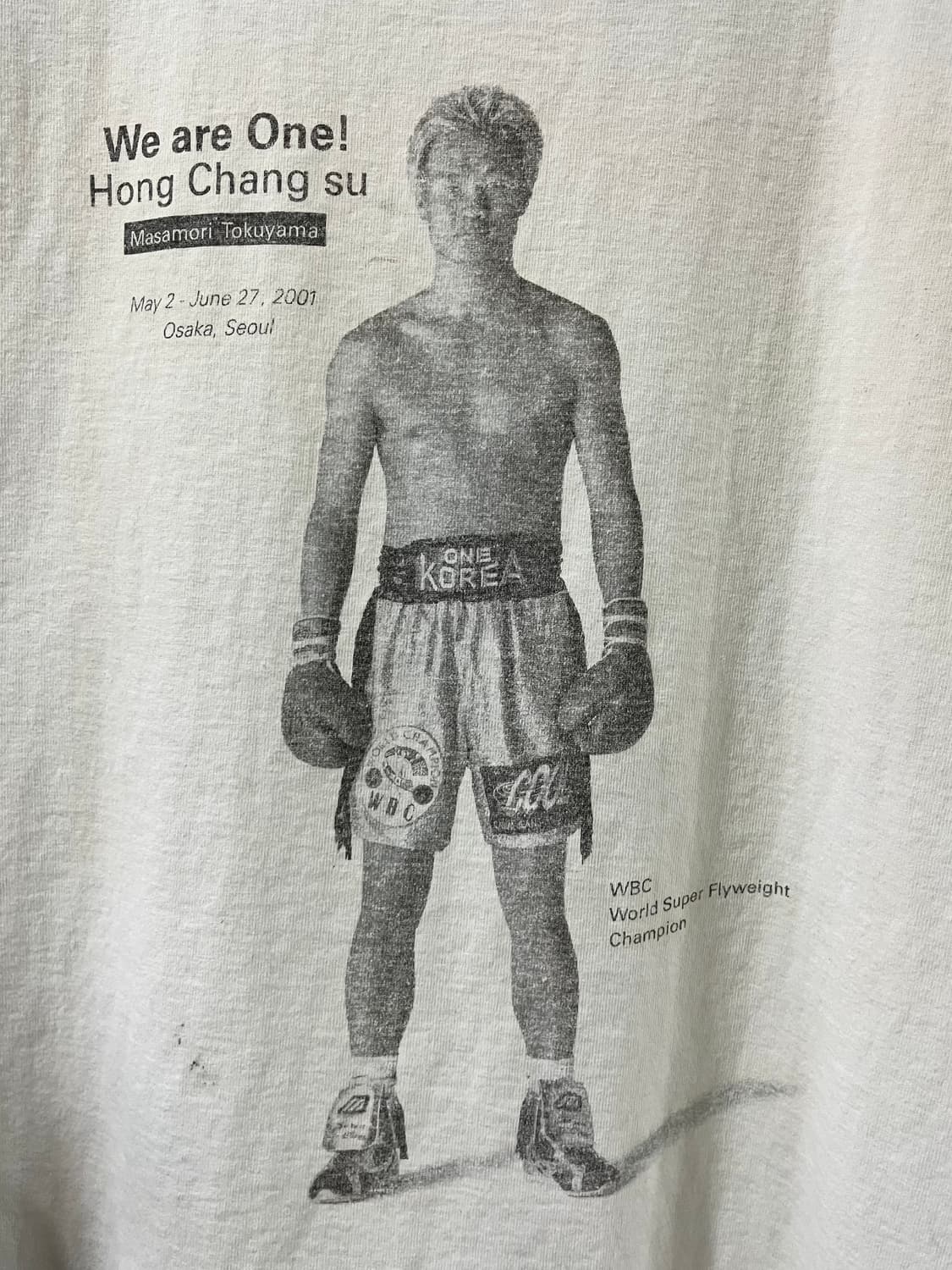 2001 Hong Chang Su tee 🥇🥊 상품이미지5