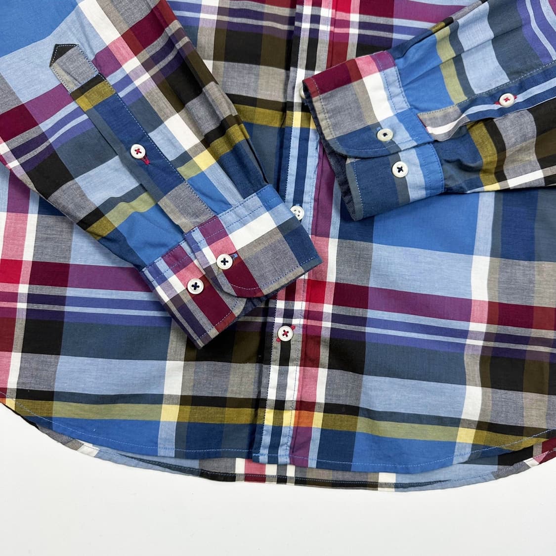 타미힐피거 플래그 뉴욕핏 체크셔츠 (L) 상품이미지4