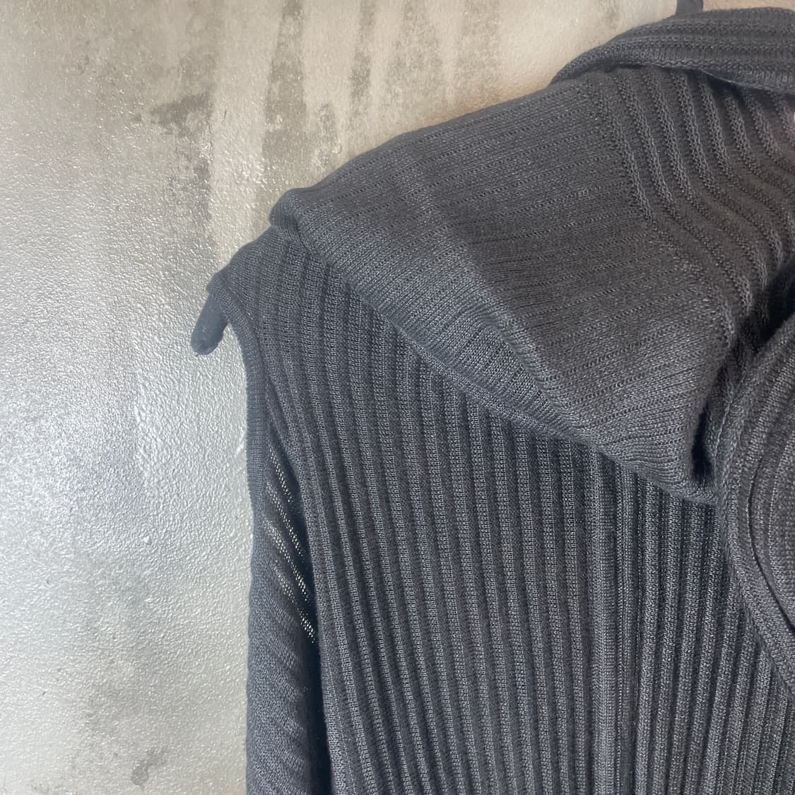 19ss 릭오웬스 드레이프 슬리브리스 탑 상품이미지6