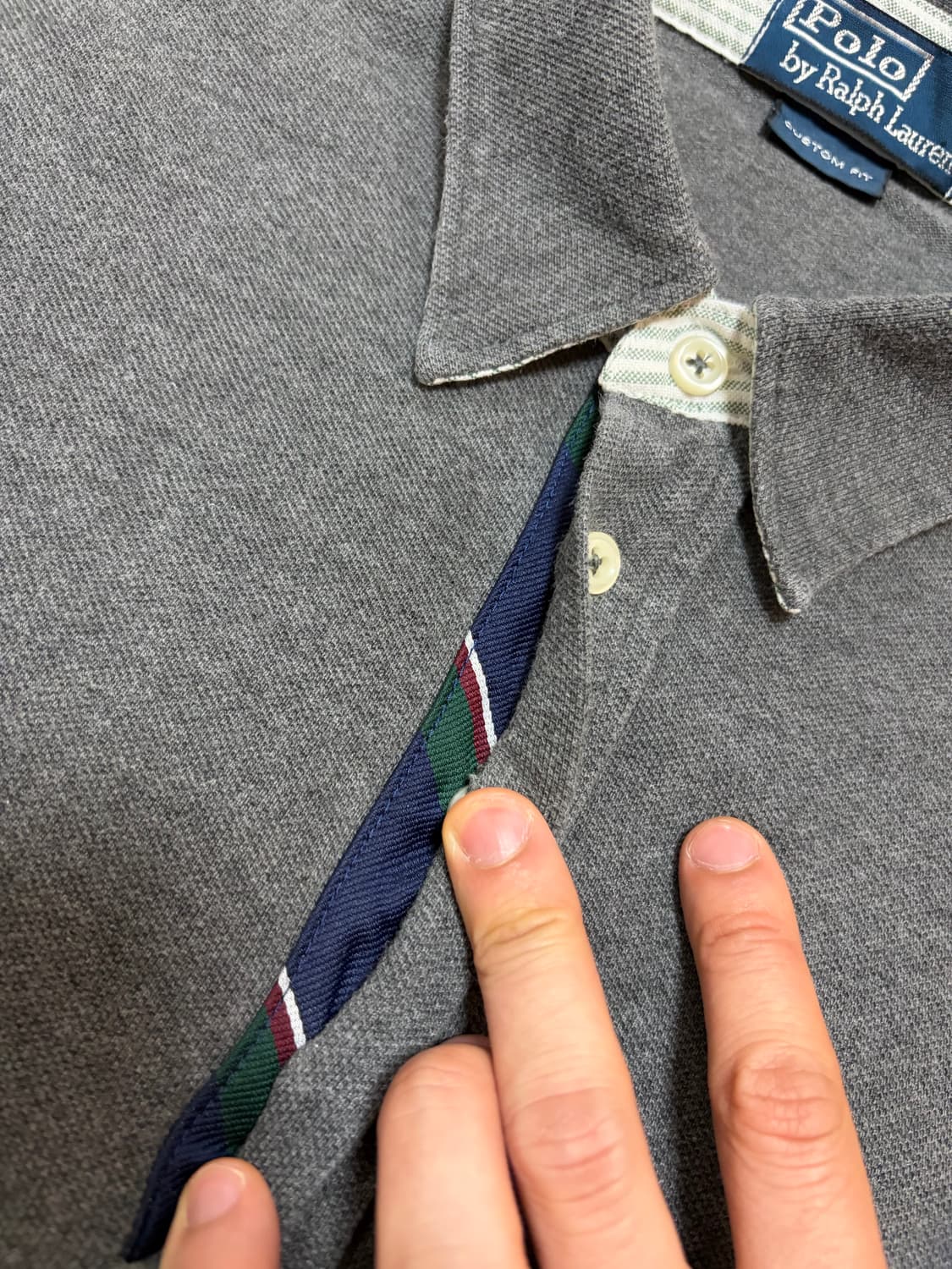 M) 폴로 랄프로렌 반팔 카라티 pk티 그레이 상품이미지3