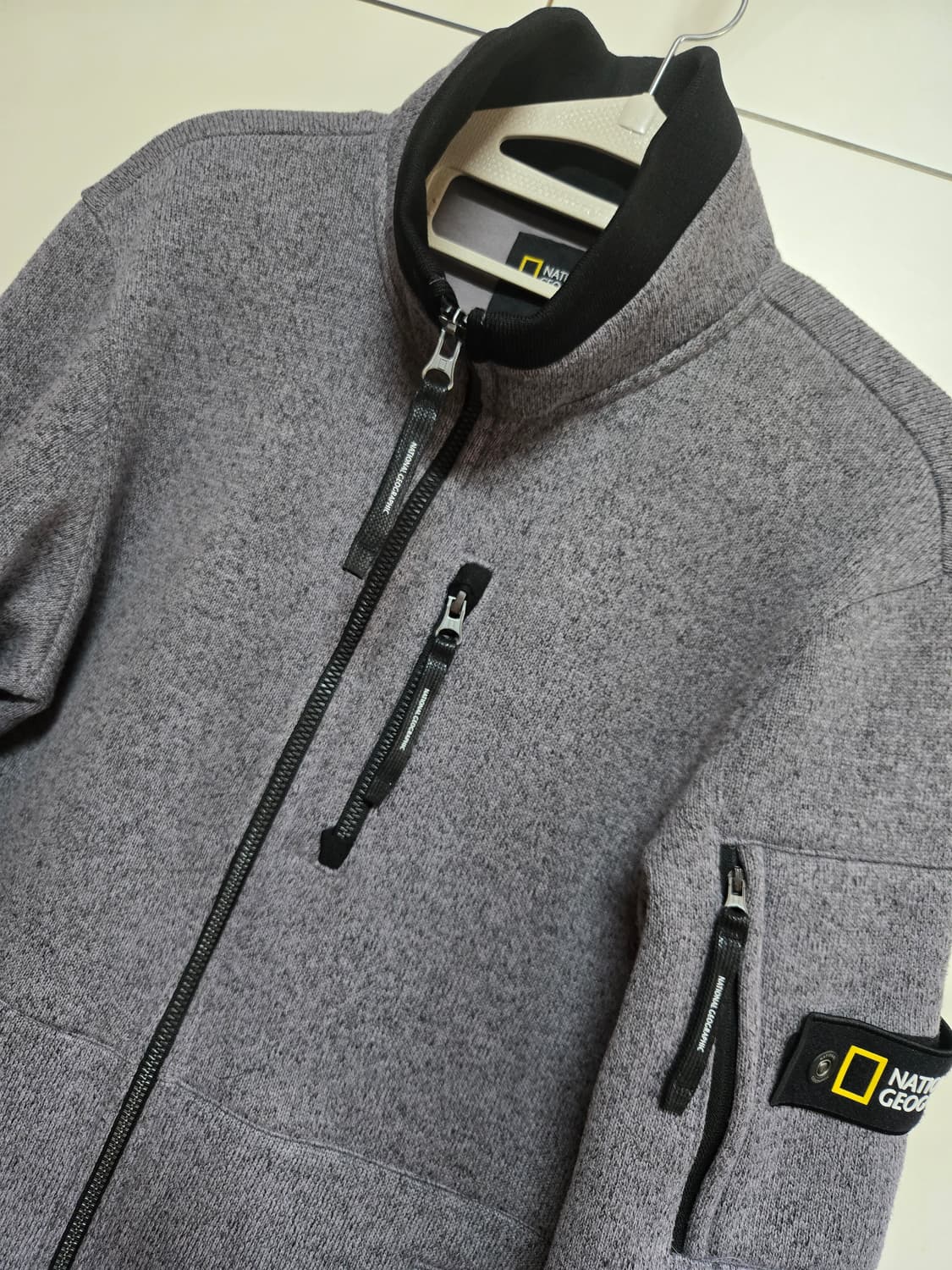 내셔널지오그래픽 남성 몬타나 니트 풀집업 상품이미지2