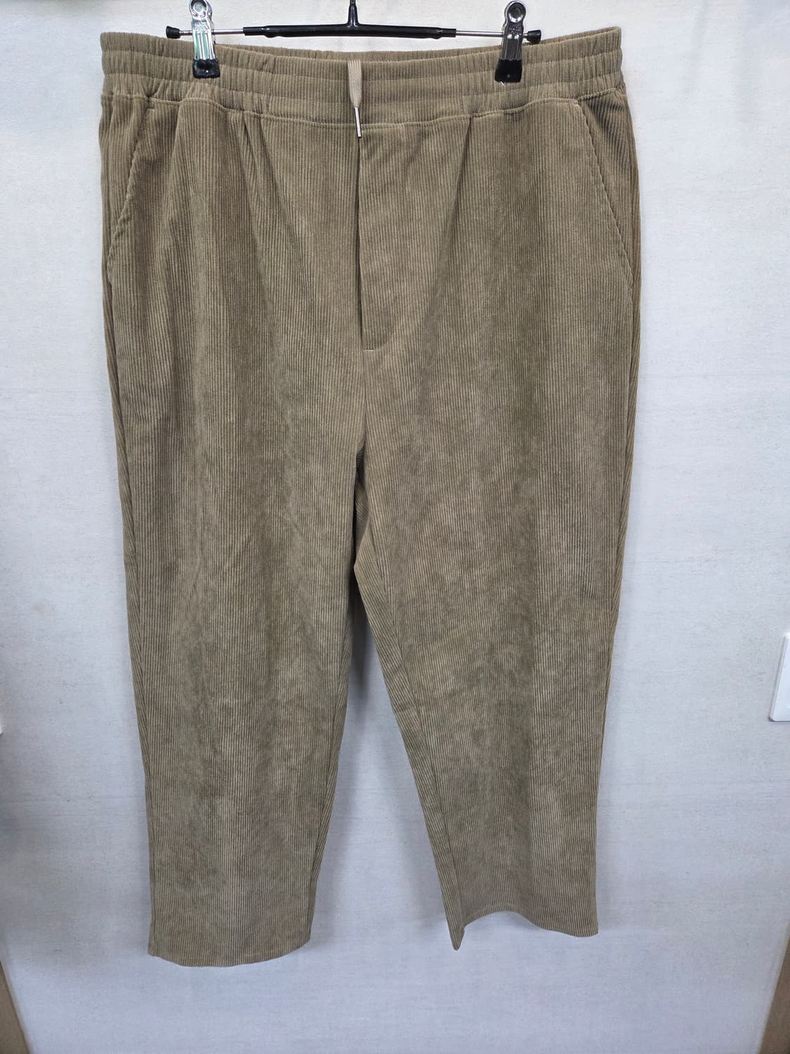 에디바우어 밴딩 코듀로이 테이퍼드 팬츠 xxl 상품이미지1