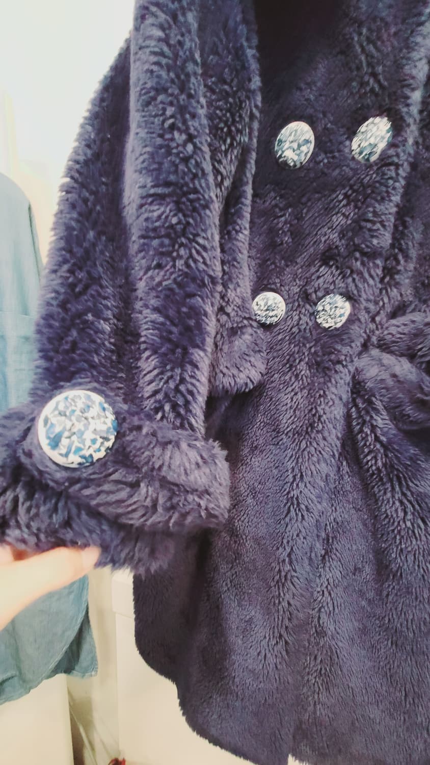 르꼬르망 양털 퍼코트 상품이미지5