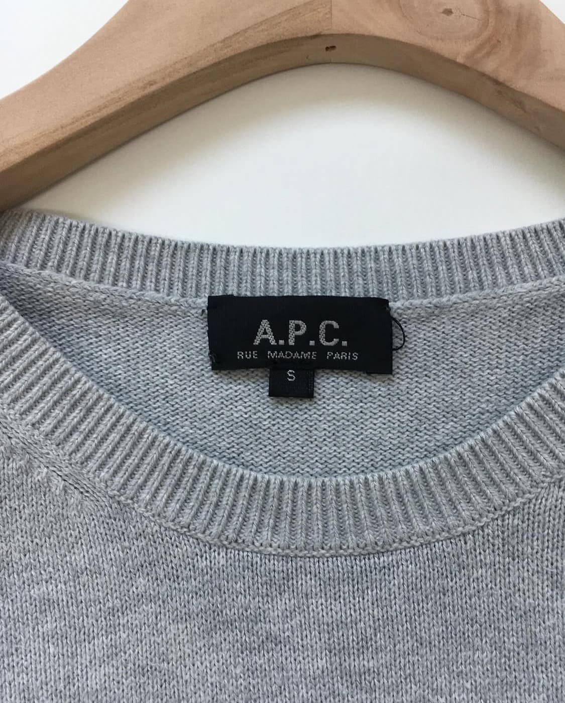 APC 아페쎄 우먼 코튼 반팔 니트 상품이미지6