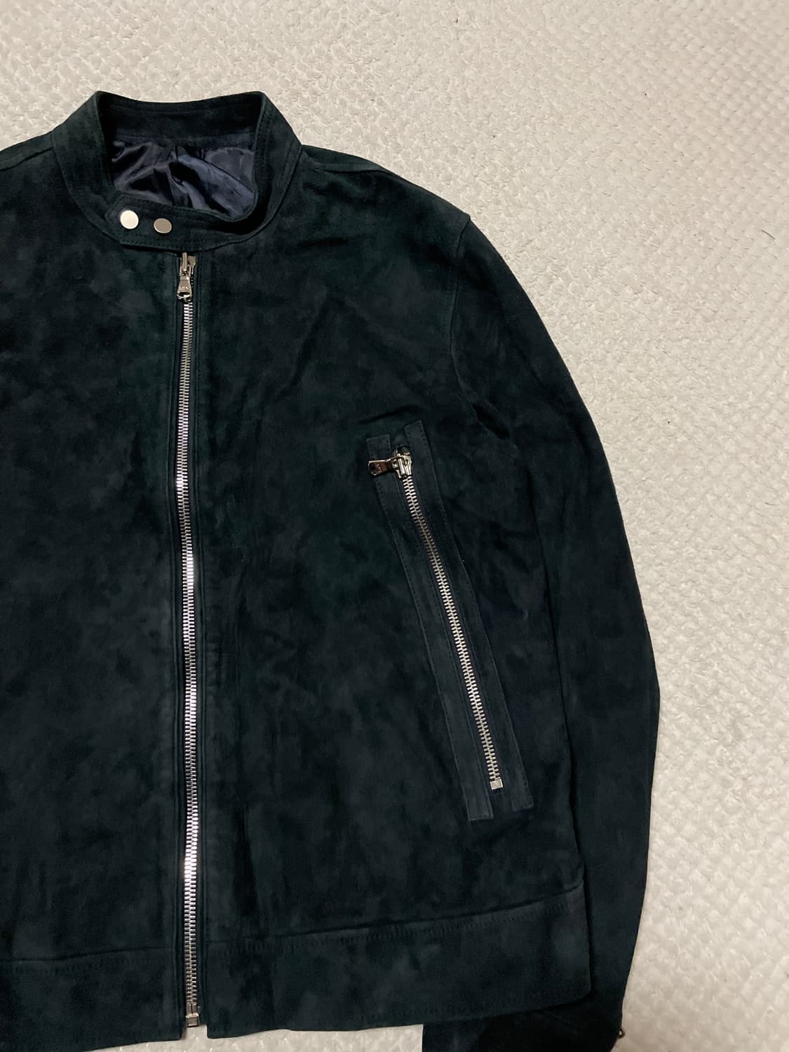 VANHART X SIEG 웨스턴 무드 염소가죽 스웨이드 레더 자켓 상품이미지3