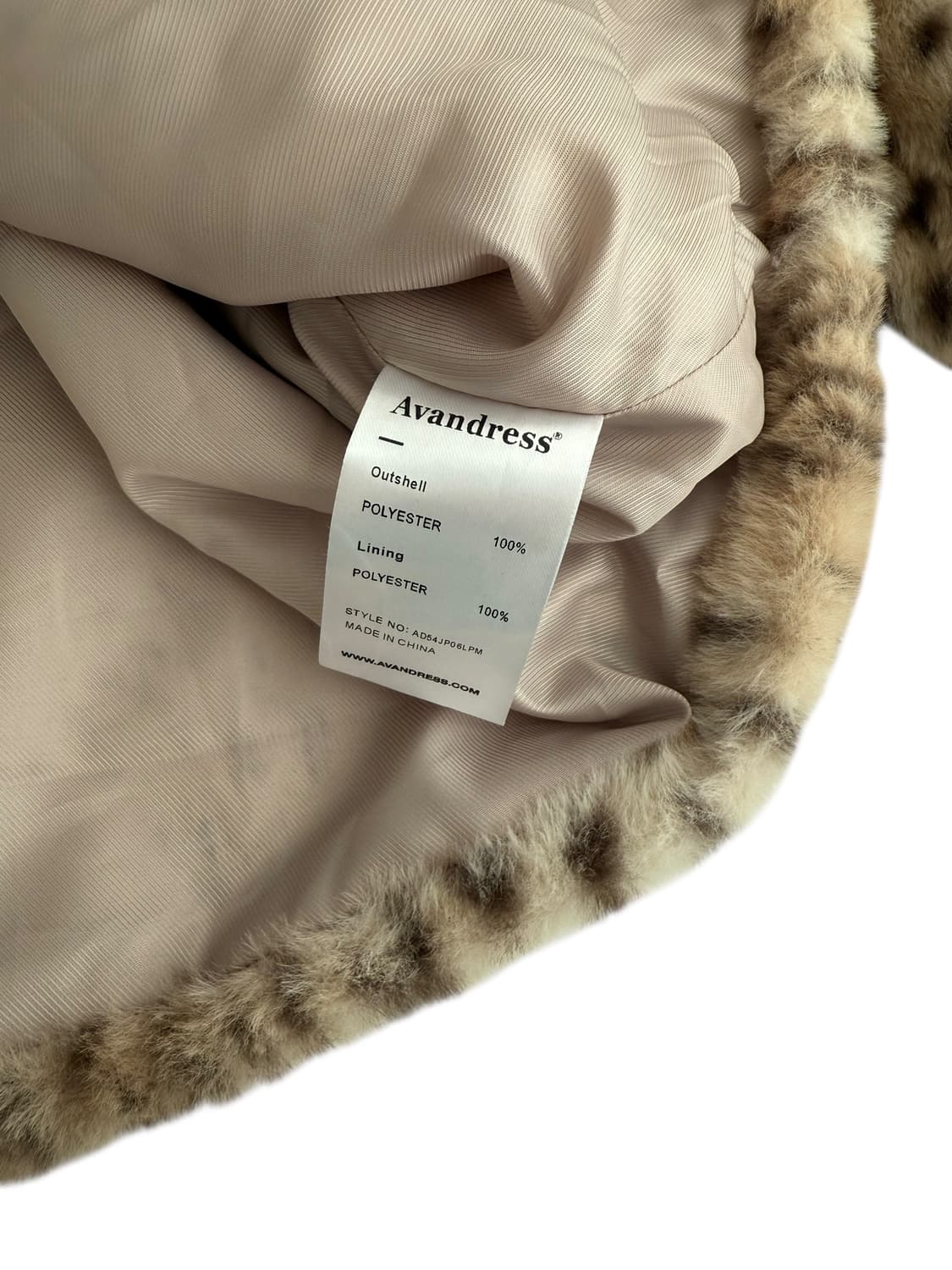 어반드레스 호피 퍼 후드자켓 상품이미지7