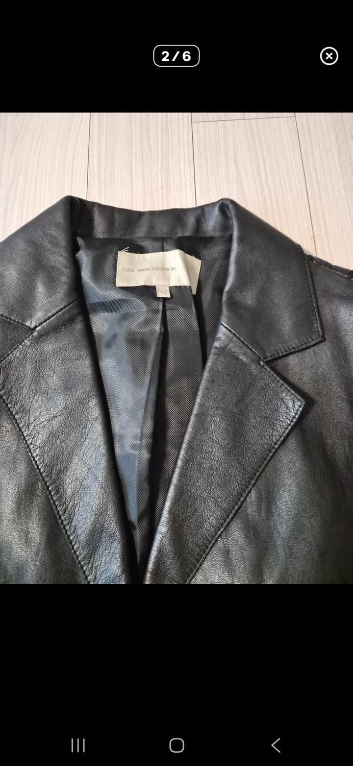 우영미 가죽자켓 상품이미지2