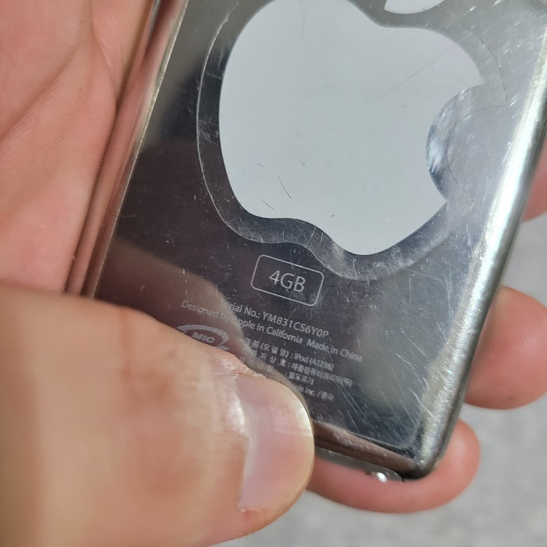 애플 아이팟 나노 3세대 A1236 4기가 부품용 상품이미지5
