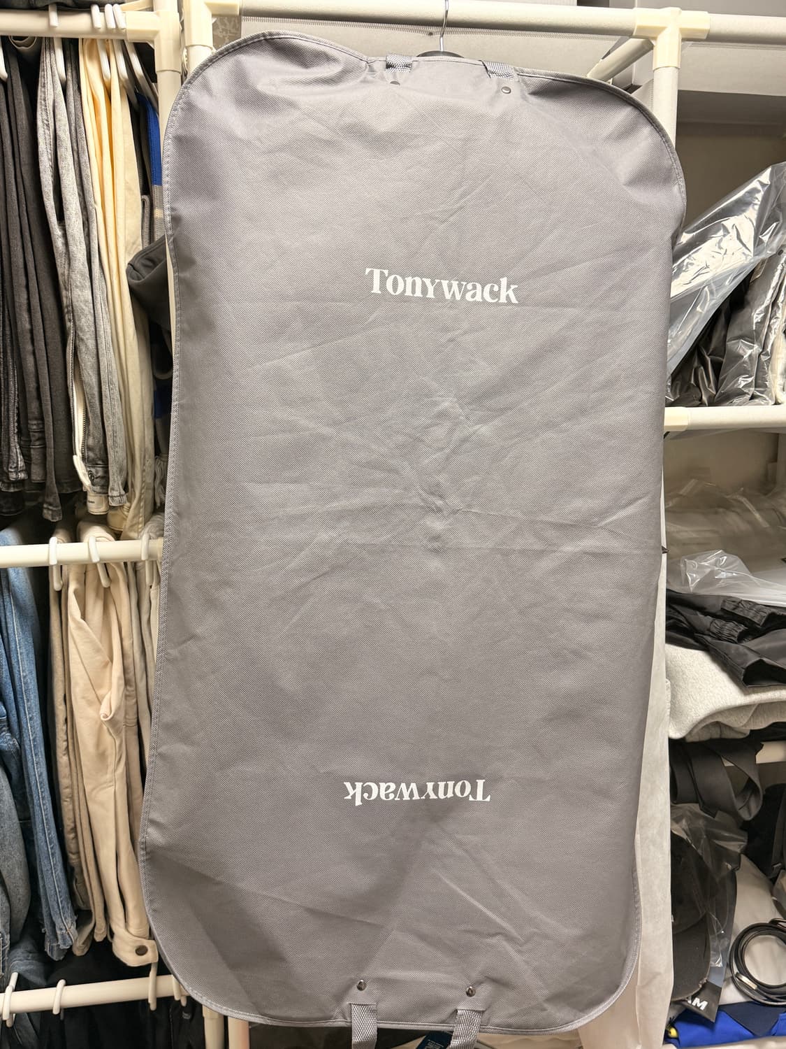 (L) 토니웩 버진 울 밀리터리 블루종 자켓 네이비 스트라이프 상품이미지2