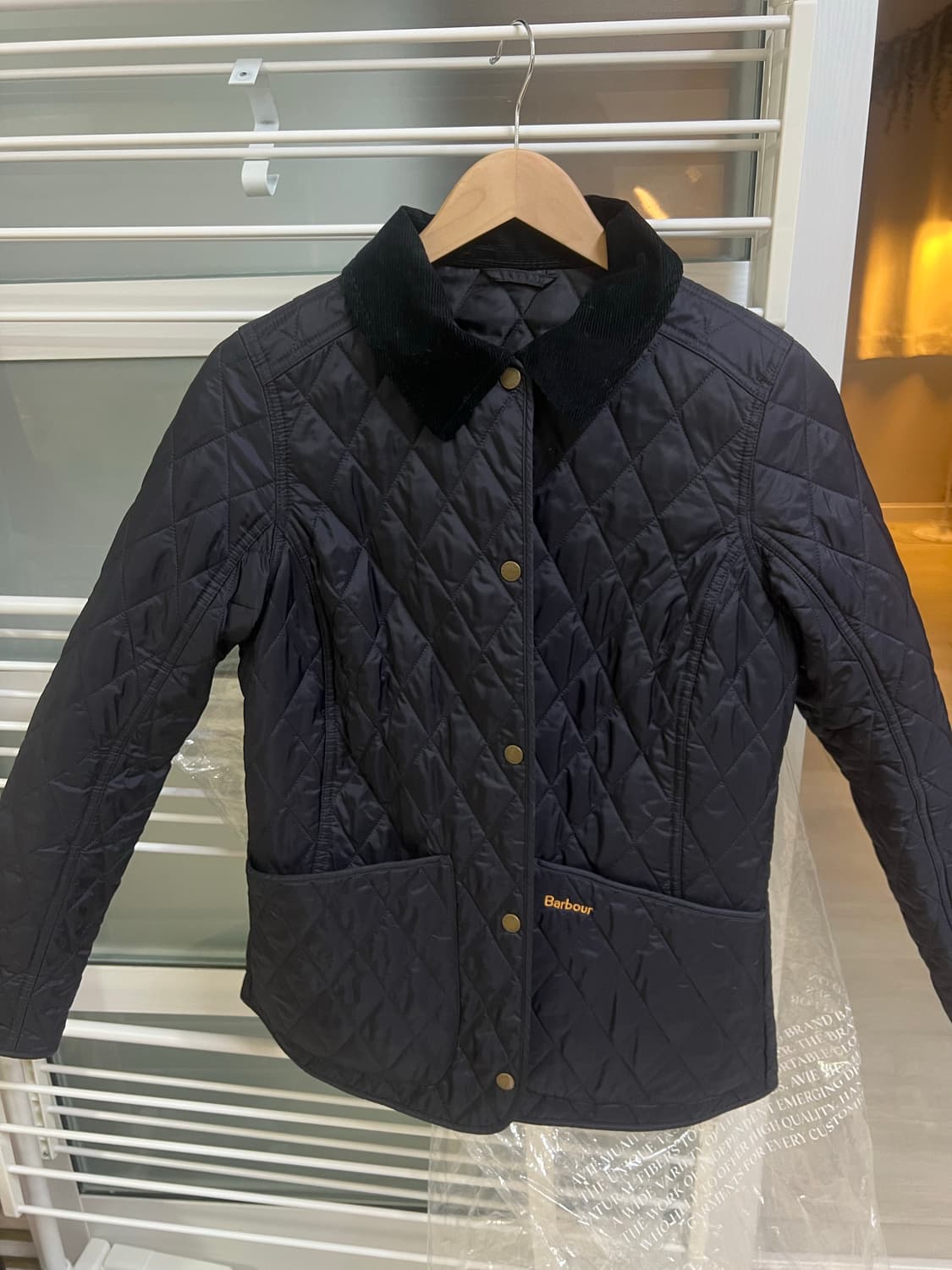 바버 아난데일 퀼팅 자켓 네이비 UK10 상품이미지1