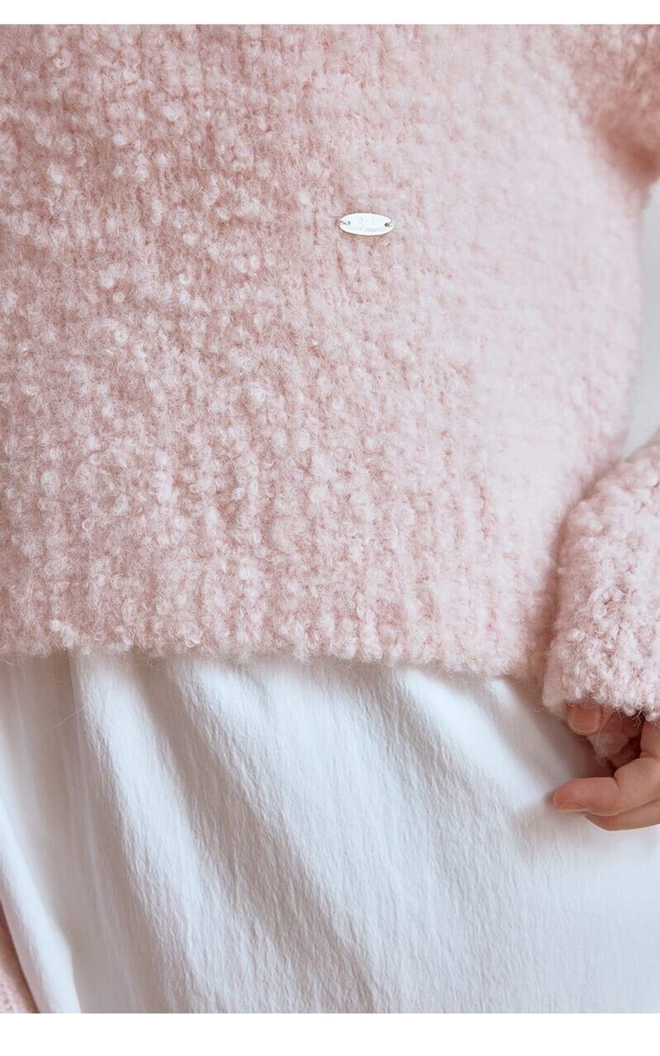 리엘 RE_L 치크 부클 니트 (한지민, 뚜니 님 착용) 상품이미지6