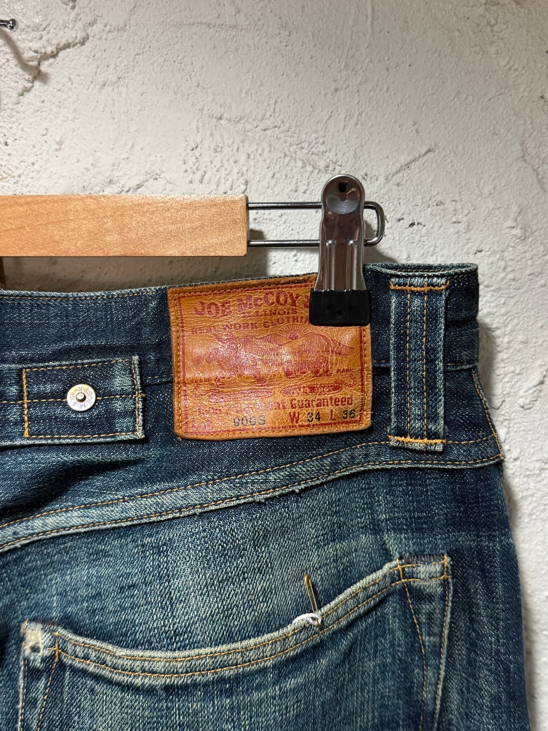 조맥코이 Joe Mccoy Lot.900s 와이드 스트레이트핏 셀비지 데 상품이미지10