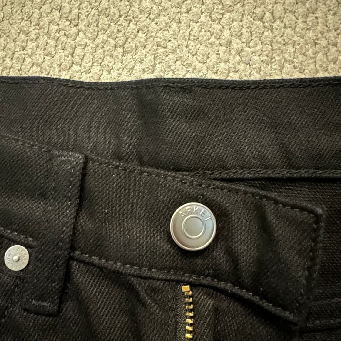 ARKET 아르켓 블랙 코튼 팬츠 상품이미지4