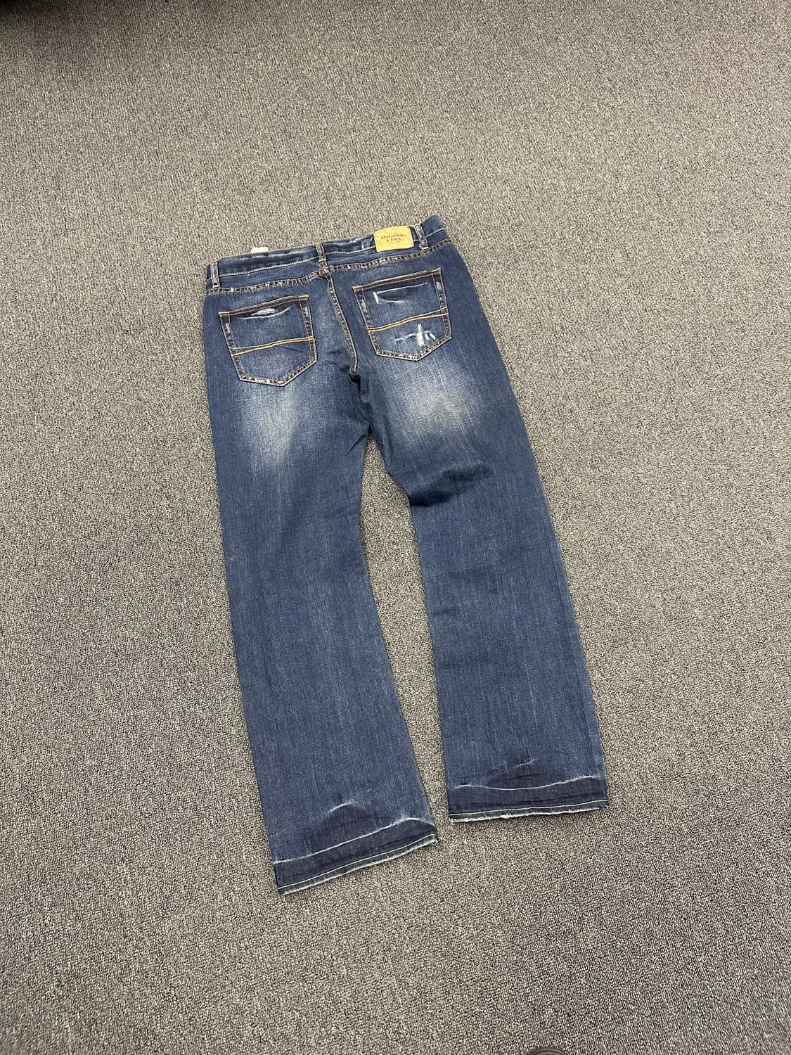 36) 아베크롬비 y2k 진청 와이드 데님팬츠 상품이미지3