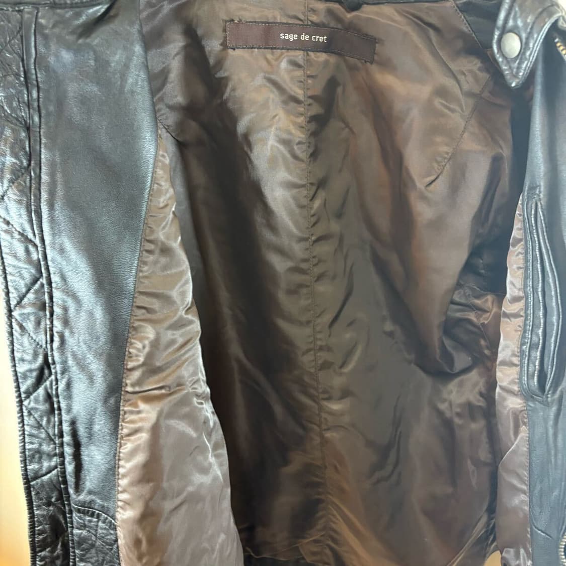 사쥬드크레 바이크 램스킨 자켓 상품이미지5