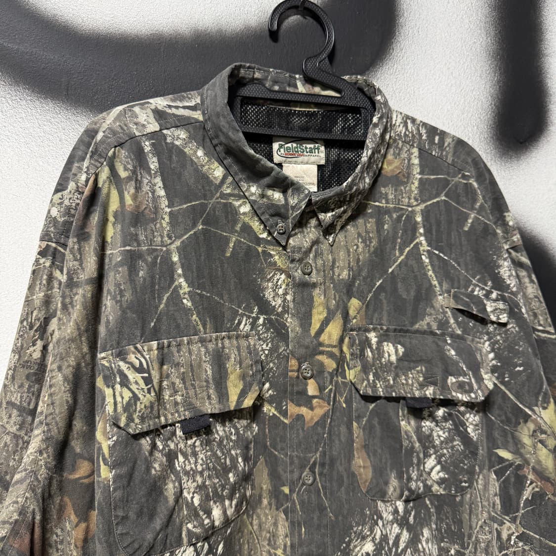 Mossy Oak 모시오크 USA 빅사이즈 리얼트리 카모 코튼 셔츠 상품이미지3