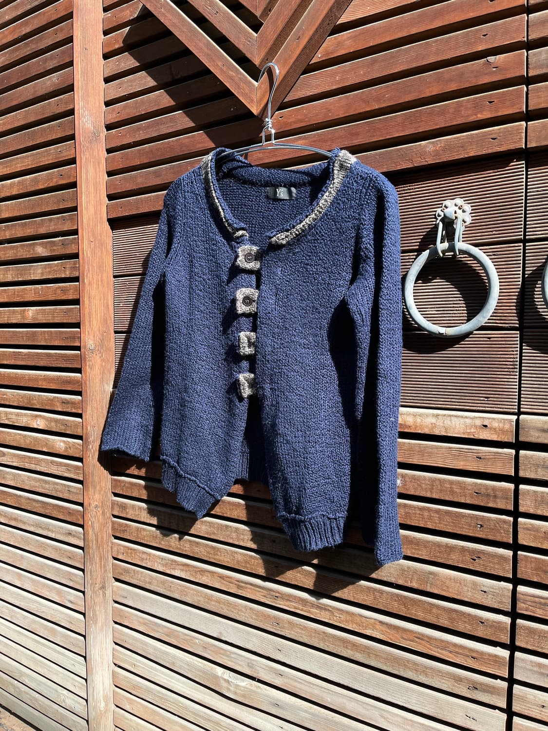 요지 야마모토 코튼 니트 가디건 상품이미지5