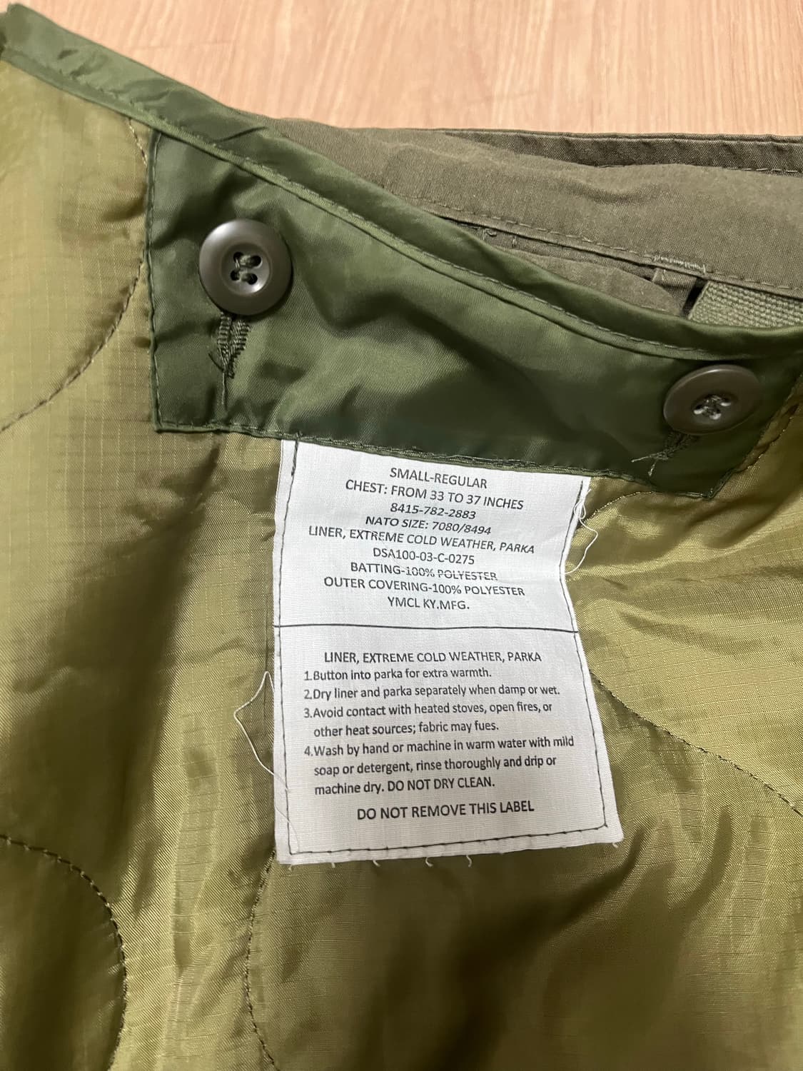 YMClKY M65 피쉬테일 파카 S(100사이즈) 상품이미지4