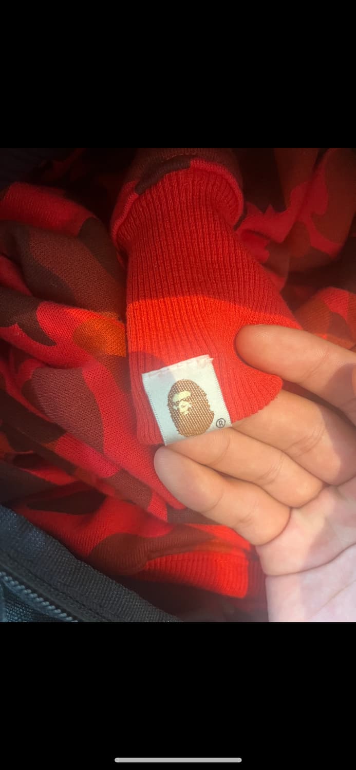 베이프 레드 카모,적계 급처 상품이미지2