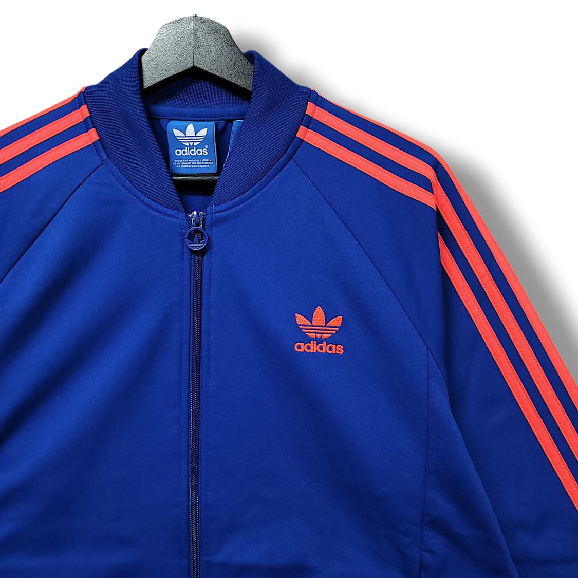 [105] 아디다스 블루&오렌지 슈퍼스타 트랙탑 져지 상품이미지3